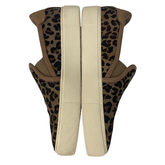 UGG Jass Platform Sneakers Leopard Cheetah Print Slip On Shoes Women's Size 7 - Picture 4 of 15